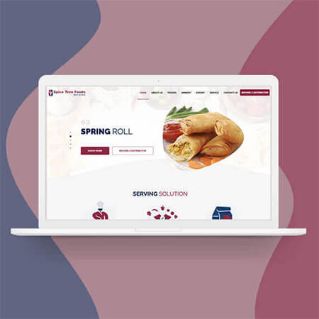 Work of CreativeWebo Spice Tree Foods Website Development Service in Vashi CreativeWebo 