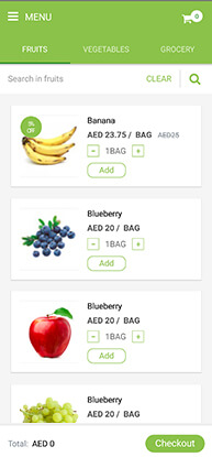 Client of CreativeWebo Online Vegetable Shopping APP Development service for ecommerce industry in Canada
